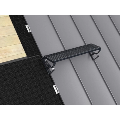 EUROVENT Ława kominiarska na rąbek stojący PLATFORM SET METAL FLAT kompletny zestaw dł. 80 cm